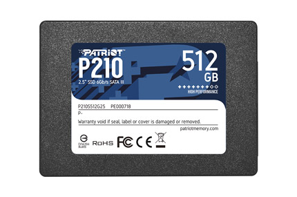 Die P210 als 512 GB Modell