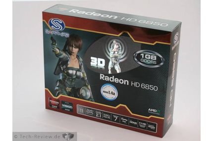 Die Verpackung der Sapphire-GPU