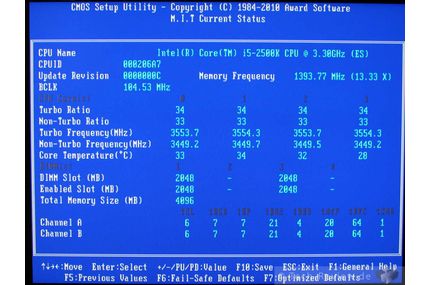 Siamesisches BIOS, hier von Gigabyte